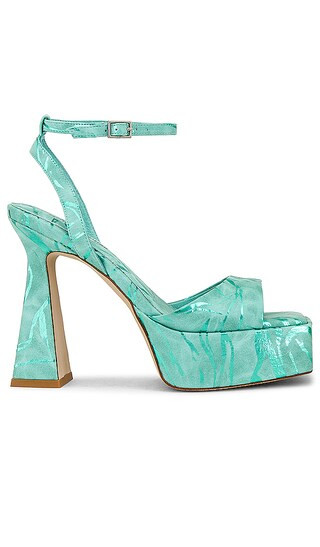 Grooving Platform Sandal in Green Combo | Revolve Clothing (Global)