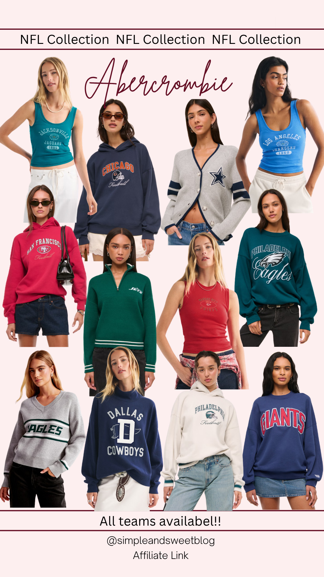Every year I order a new Abercrombie Eagles sweatshirt and the quality is always so good! All teams available.  

 #LTKSeasonal