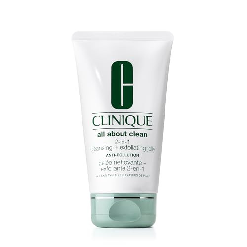 Clinique All About Clean 2-in-1 Cleansing + Exfoliating Jelly, Face Wash & Exfoliator With Salicylic Acid For All Skin Types, 5 Fl Oz | Amazon (US)