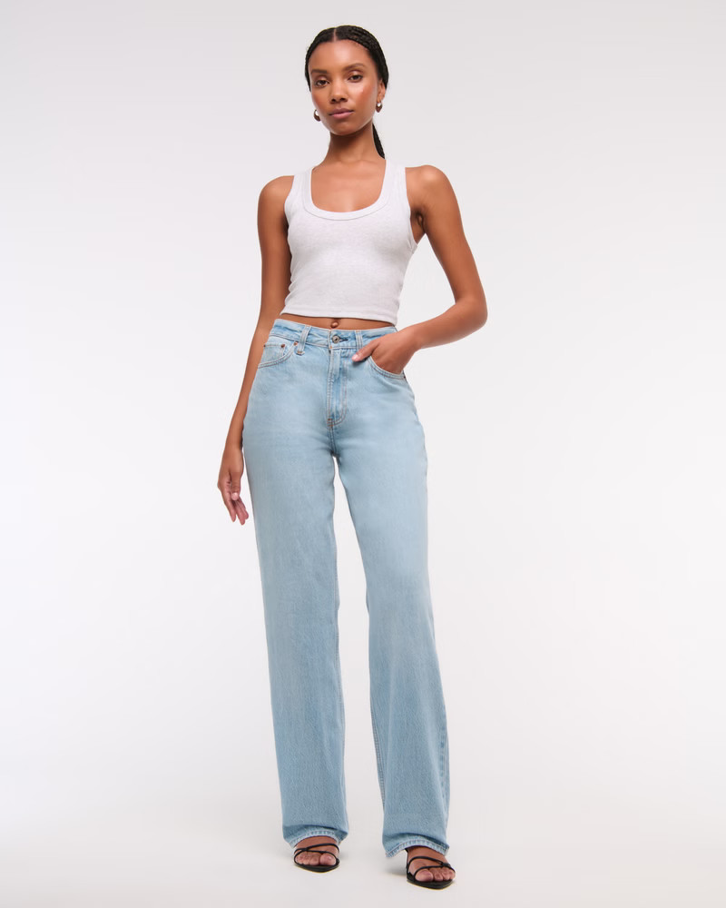 High Rise Loose Jean | Abercrombie & Fitch (US)