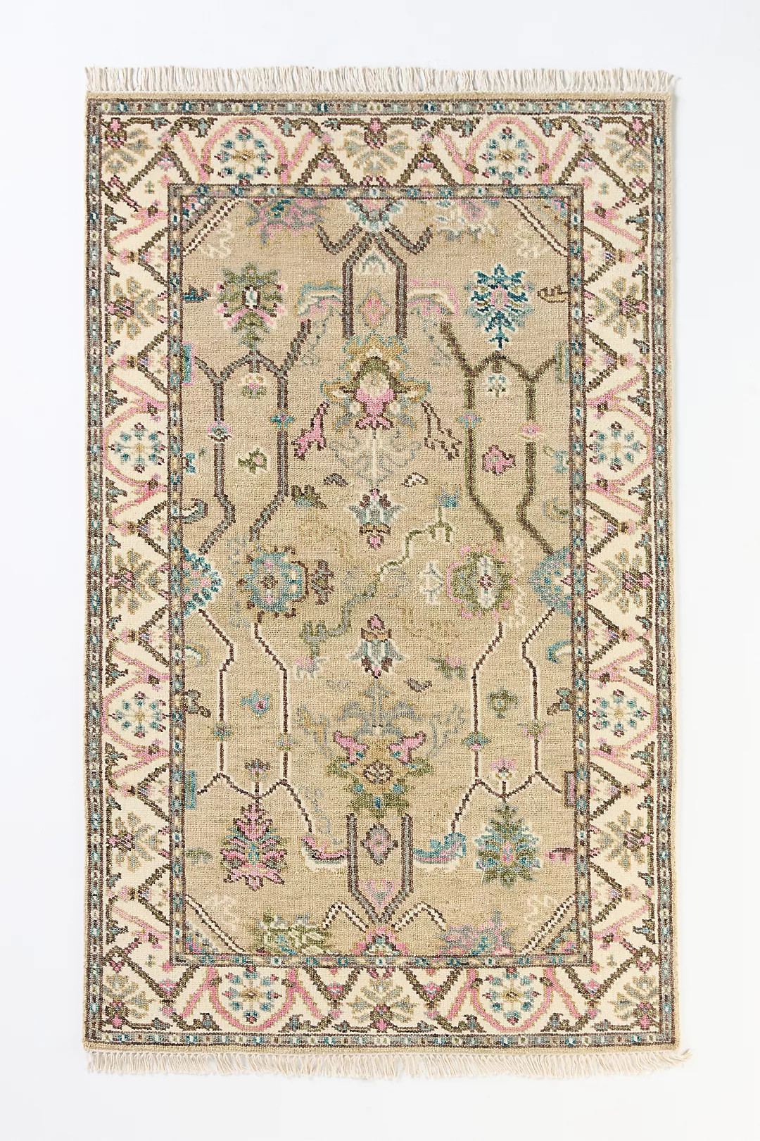 Wool Hand-Knotted Persian Inspired Rug | Anthropologie (US)