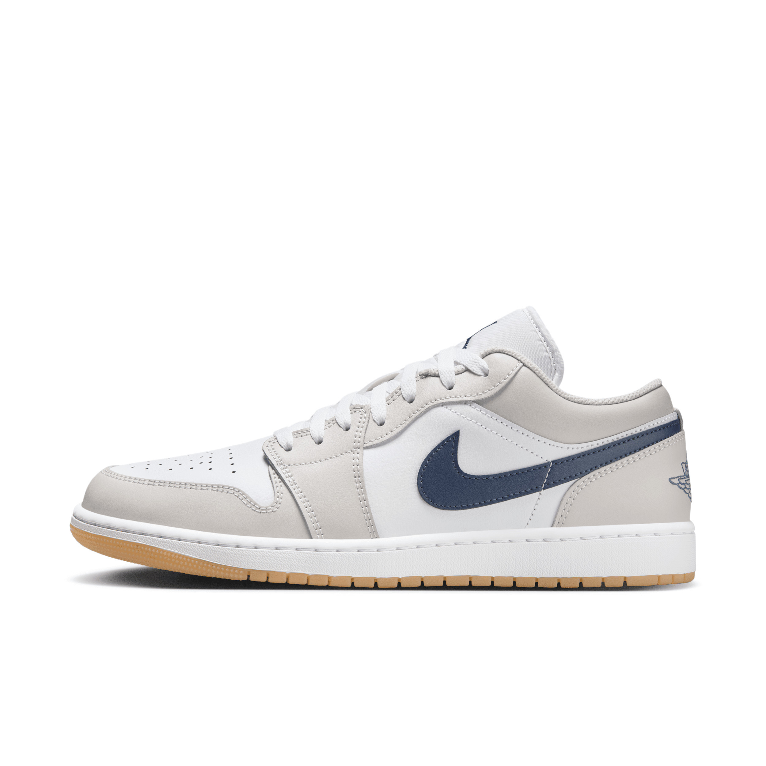 Men's Air Jordan 1 Low Shoes in White | 553558-146 | Nike (US)