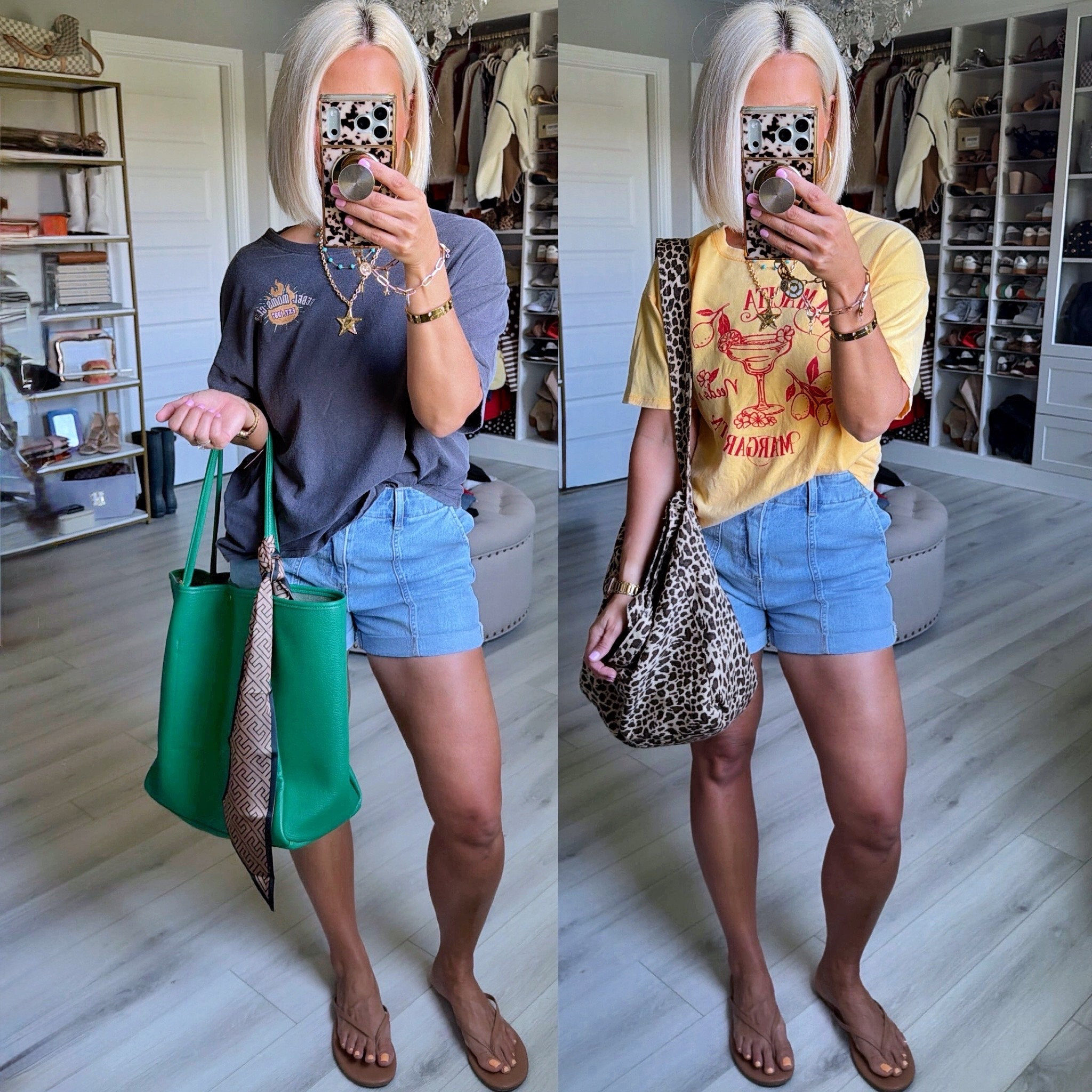 These are the best graphic tees! They feel perfectly worn in like a favorite tee you’ve had for years!!!
⬇️⬇️⬇️
Black tee medium (runs oversized)
Orange tee small
Shorts size 6



#LTKSeasonal #LTKmomlife #LTKootd