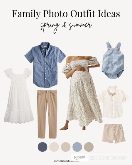 Family photo outfits / beach family photos / what to wear for family pictures / family picture dress / toddler clothes 

#LTKkids #LTKstyletip #LTKSeasonal