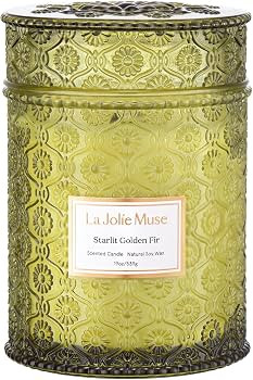 LA JOLIE MUSE Starlit Fir Pine Scented Candles for Home,19 oz Natural Soy | Amazon (US)