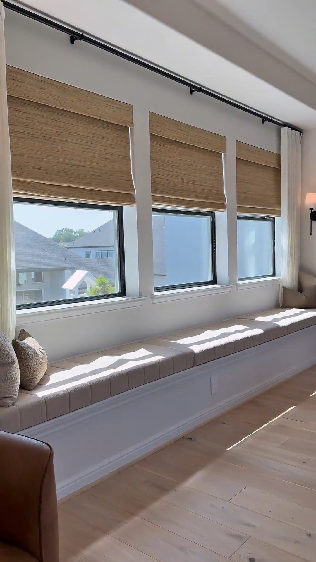 Total game changer! 🙌 These waterproof cushions are fully customizable—even down to the thickness. Choose from 12 colors, 2 shapes, 6 thicknesses, and 99+ sizes to get the perfect fit for your space.

✨ My design picks:
	- Cushion: 4.5” thickness, Beige 2
	- Blinds: Color #Ln36 Beige, Inside Mount, 100% Blackout White Liner, No Edge Binding
	- Curtains: Natural, 40W x 84L

Create your perfect combo and style your space your way! ✨
👉 Tap the link to shop and customize yours today!

#LTKSaleAlert #LTKStyleTip #LTKHome