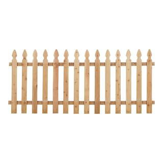 ProWood 3-1/2 ft. x 8 ft. Cedar Spaced French Gothic Fence Panel 318736 - The Home Depot | The Home Depot