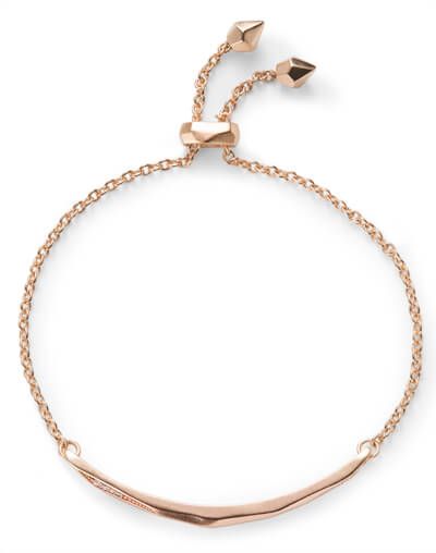 Angela Adjustable Chain Bracelet In Rose Gold | Kendra Scott