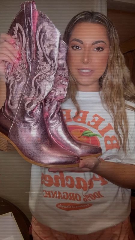 Pink cowl girl boots
- under $60 and good if you need a wide calf boot
Comes in a few different colors
Cowboy | cowgirl | bachelorette | eras tour| Taylor swift | Nashville | Texas | 

#LTKshoecrush #LTKfit #LTKunder100