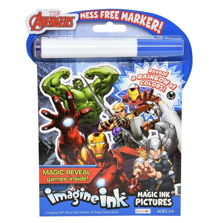 Avengers Imagine Ink Magic Ink Pictures | Walmart (US)