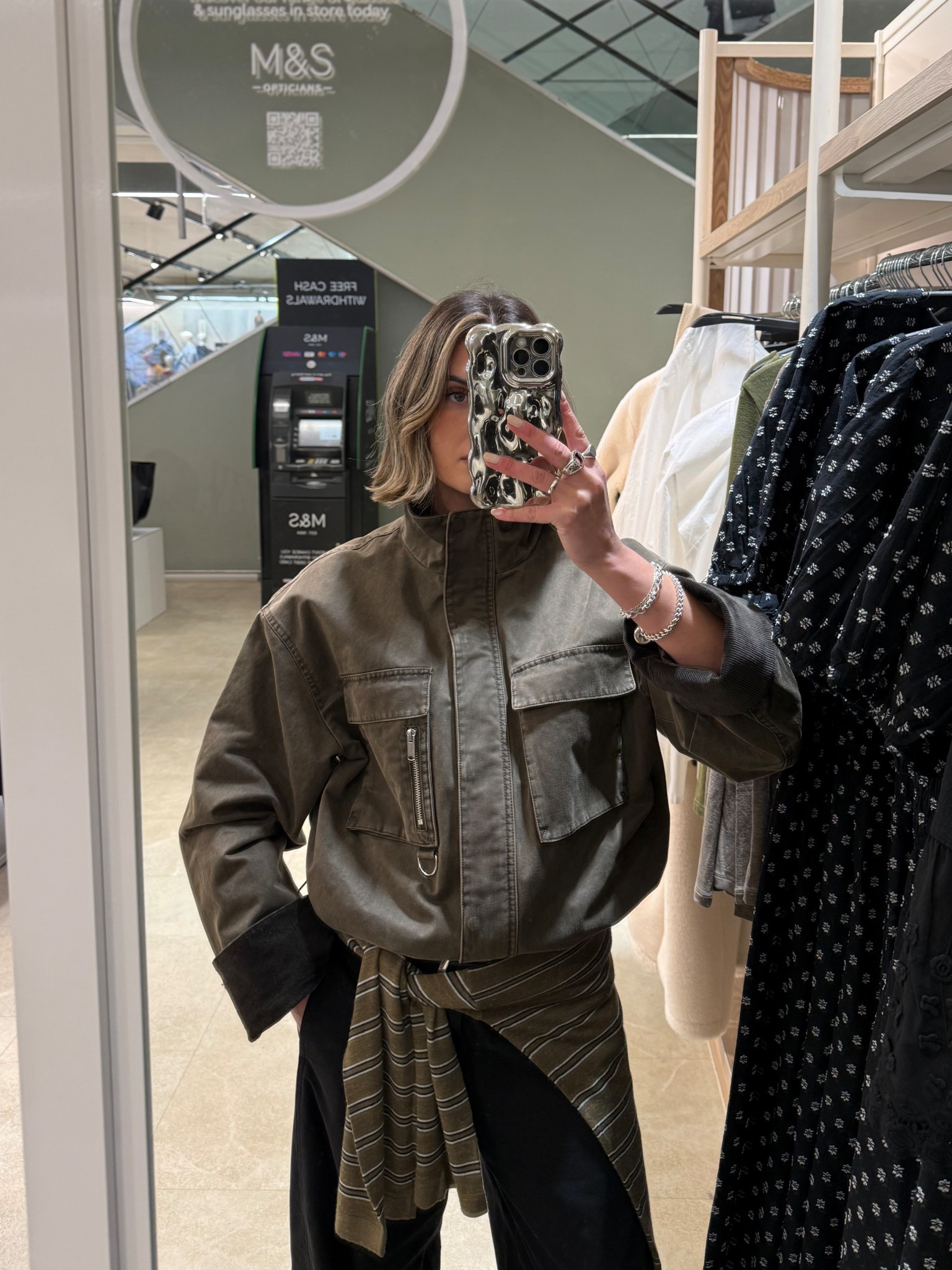 M&S, brown jacket, barn jacket, spring jacket, funnel neck

#LTKuk #LTKwinter #LTKspring