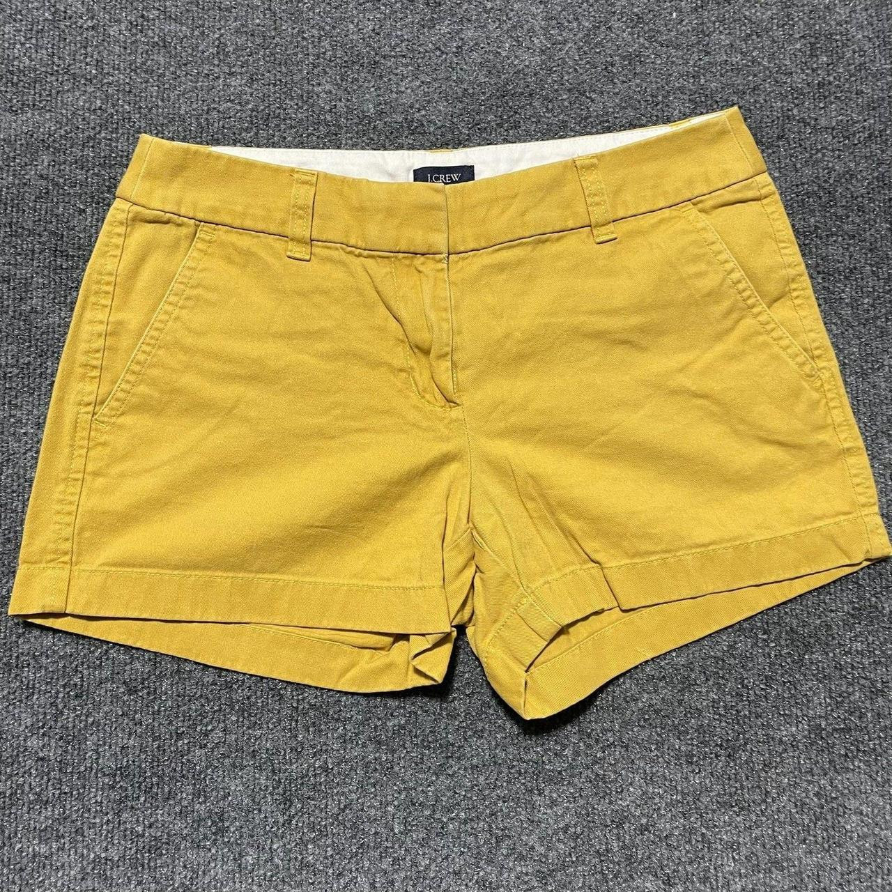 J. Crew Women's Shorts - Yellow - 0 | Depop US