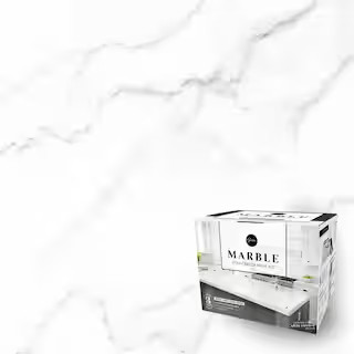 Carrara White Marble Countertop Paint Kit | The Home Depot