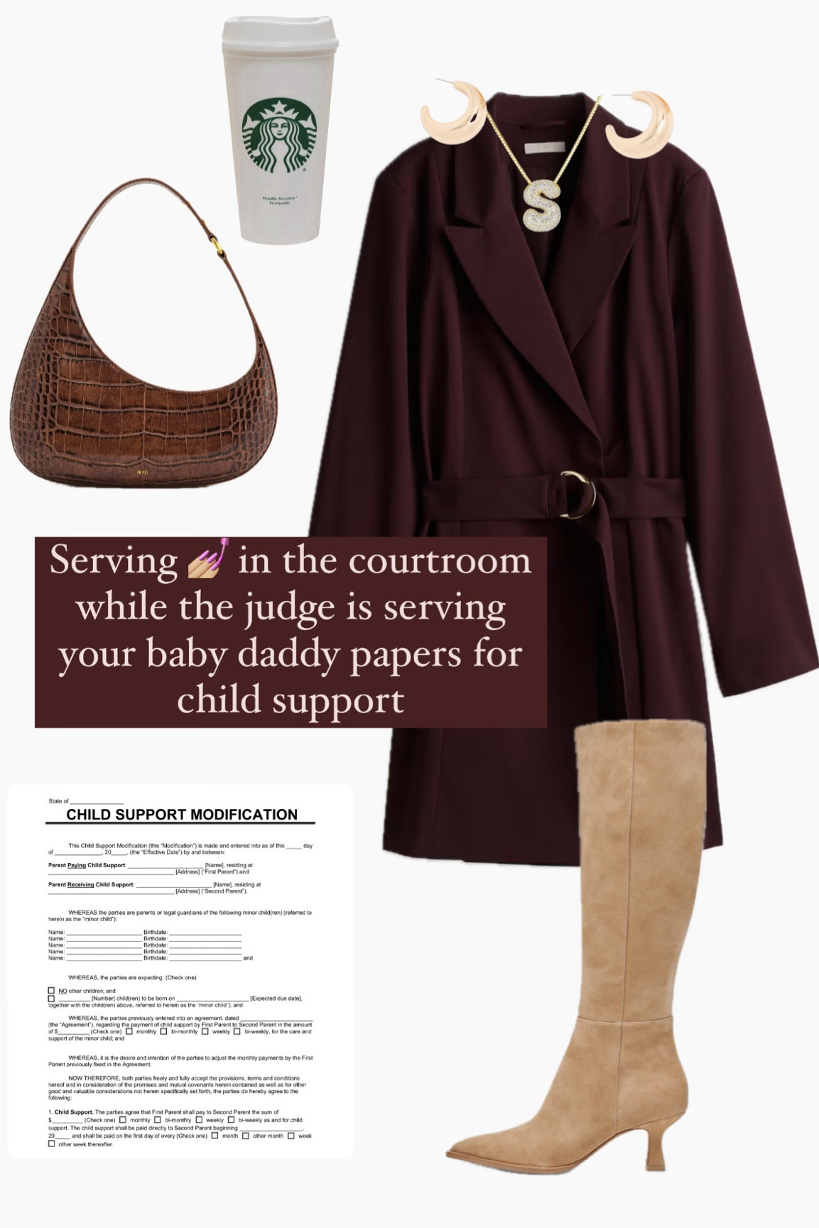 Serving looks 💅🏼💃🏻😙 while watching your baby daddy get served papers 👩‍⚖️⚖️📄 

Date night outfit, Thanksgiving outfit, outfit guides, squidney, outfit ideas 

#LTKStyleTip #LTKSeasonal #LTKHoliday