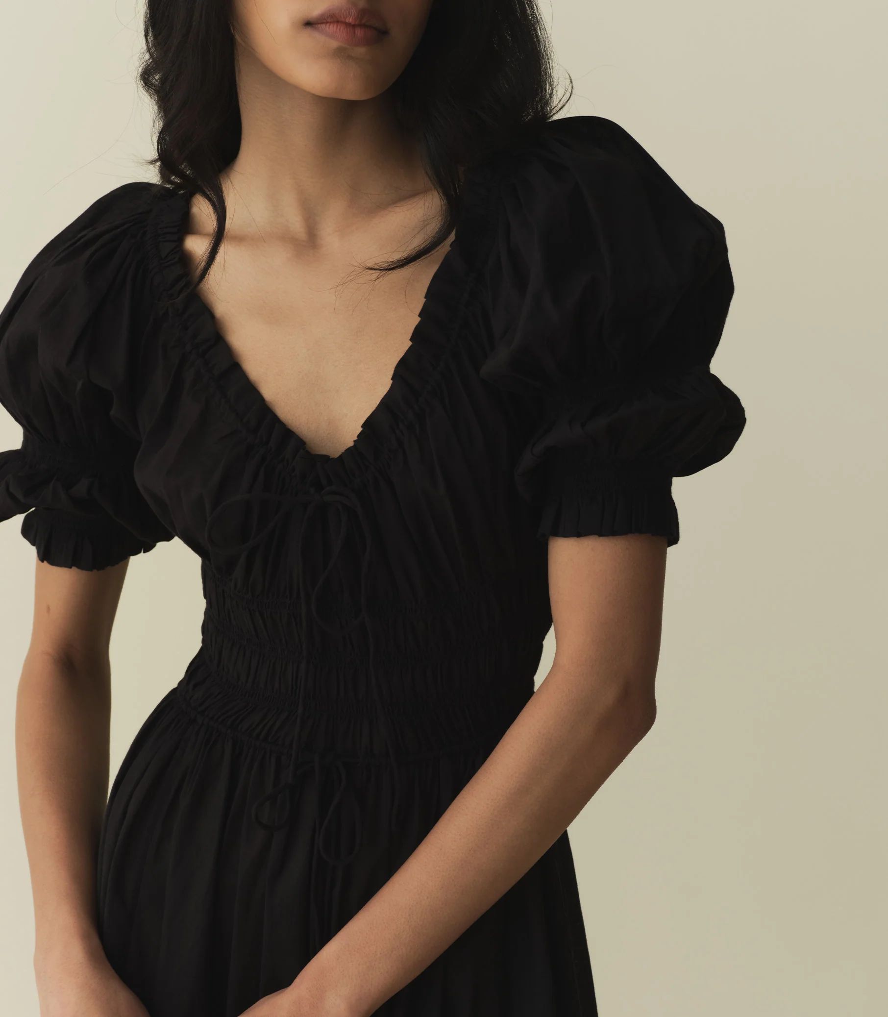 Ischia Dress - Black | DÔEN | DOEN