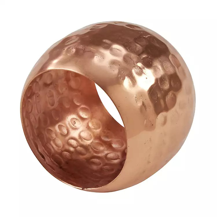 Copper Moscow Mule Napkin Rings, Set of 4 | Kirkland's Home