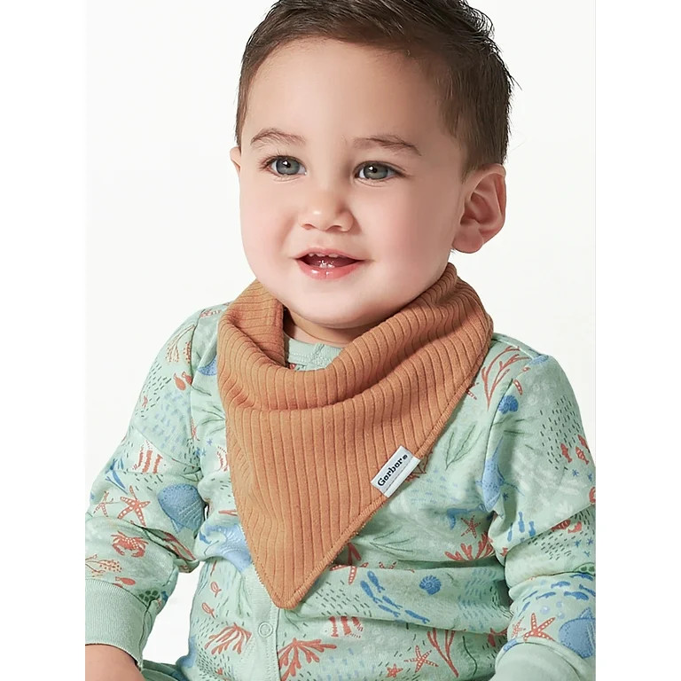 Modern Moments by Gerber Baby Boy or Girl Unisex Bandana Bib | Walmart (US)