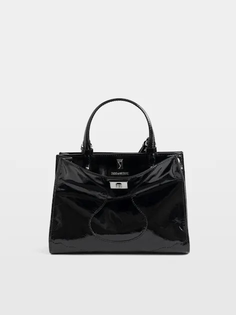 Jack Mini Patent Leather Bag, Vintage Black | Zadig&Voltaire | Zadig et Voltaire (US)