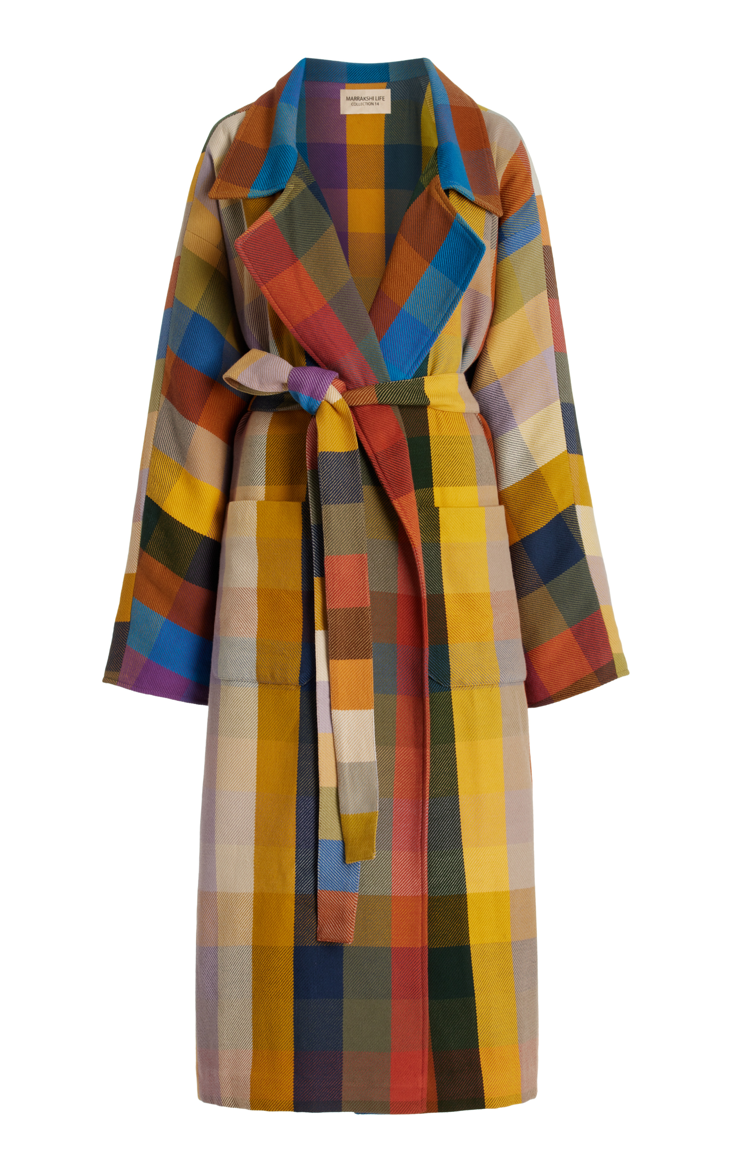Checked Twill Coat | Moda Operandi (Global)
