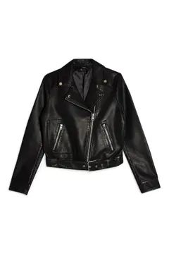 Kota Crop Faux Leather Moto Jacket | Nordstrom