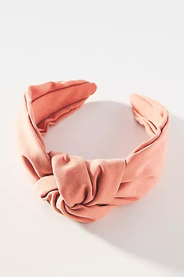 Sueded Knotted Headband | Anthropologie (US)