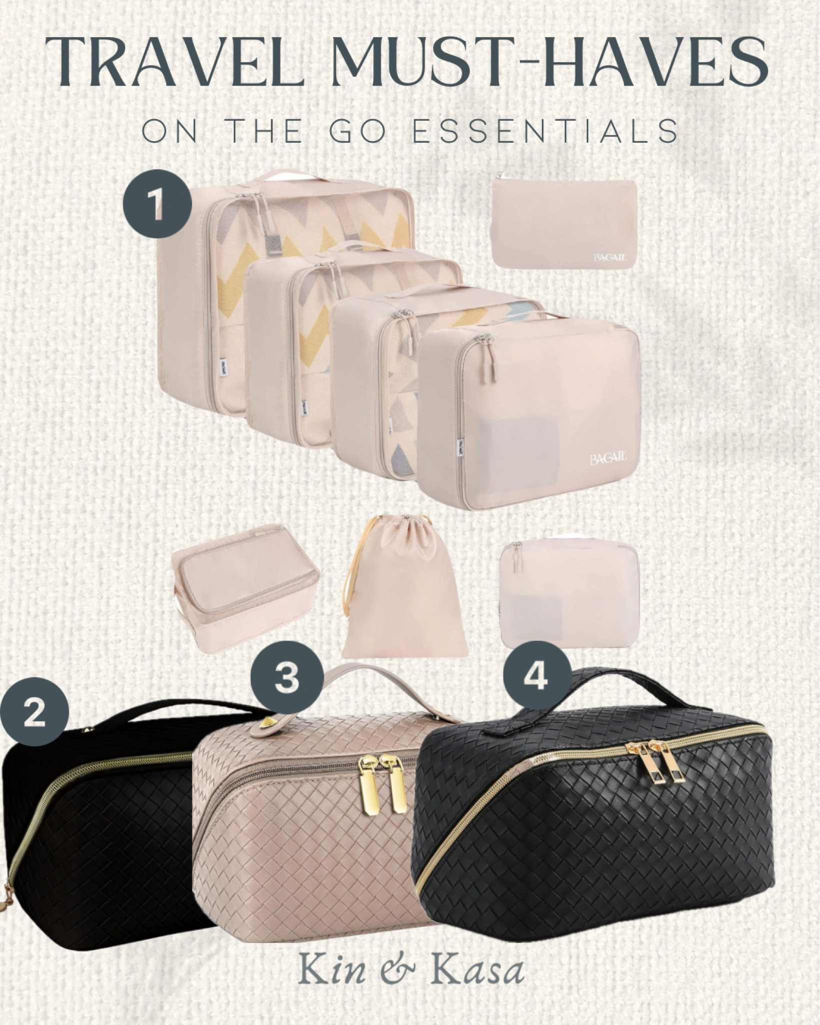 Get organized for all of your upcoming holiday travel plans with my Amazon Travel Essentials. I absolutely live for the set of luggage packing cubes, they help me pack only what I need but also be extremely organized. The Travel Makeup bags are a real must-have especially for separating all of my toiletries from the skincare and the skincare from the makeup 😁… I know I’m not the only one 

Click down below to shop my Travel Essentials from Amazon

#Amazonfinds #travelessentials #travelhacks #makeup #holidaytravel

#LTKSeasonal #LTKtravel #LTKfindsunder50
