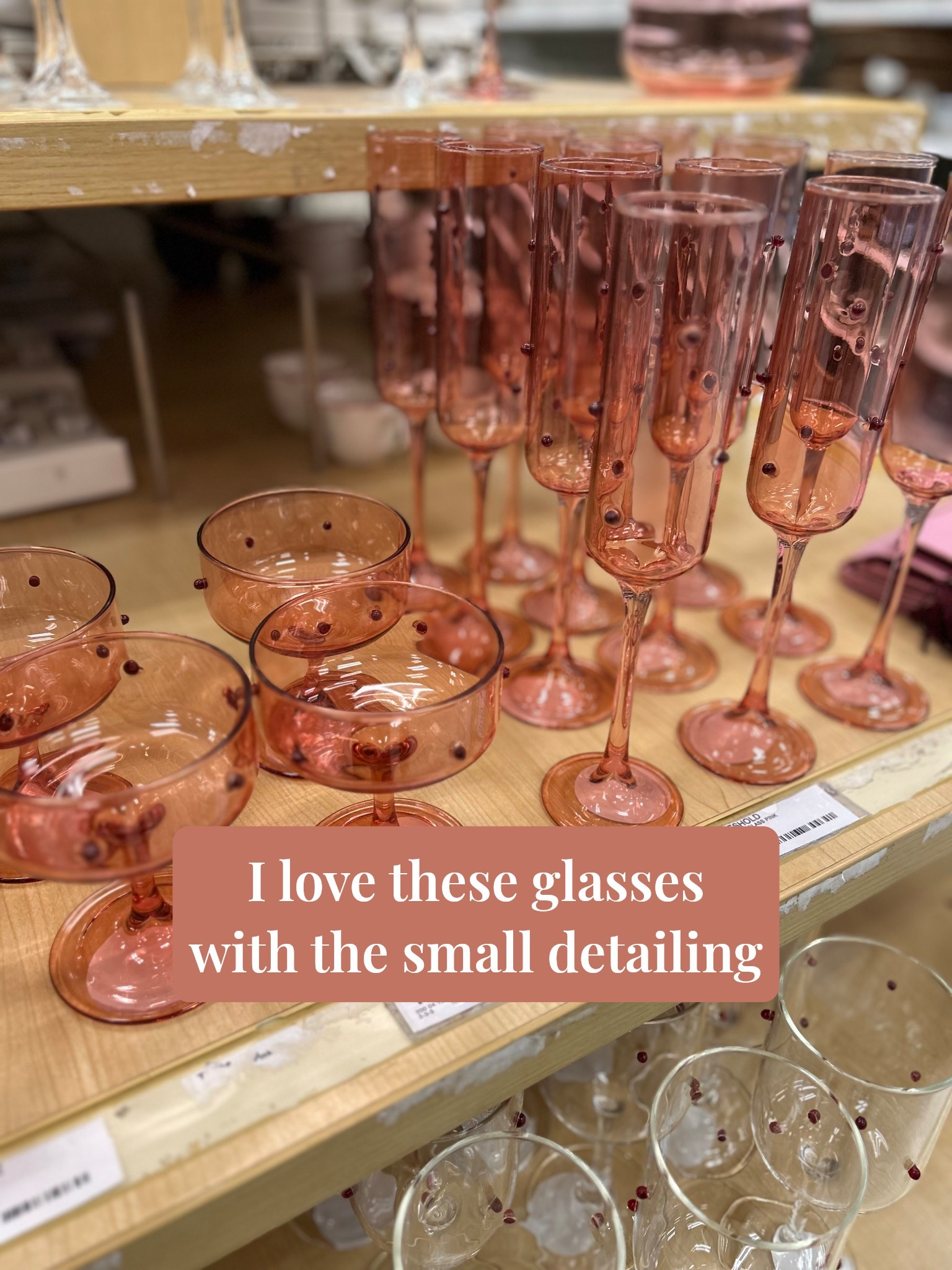 I love having beautiful glassware for every season 🩷