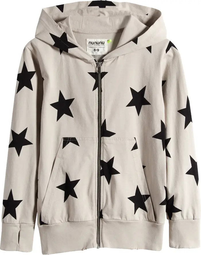 Nununu Kids' Star Light Zip Hoodie | Nordstrom | Nordstrom