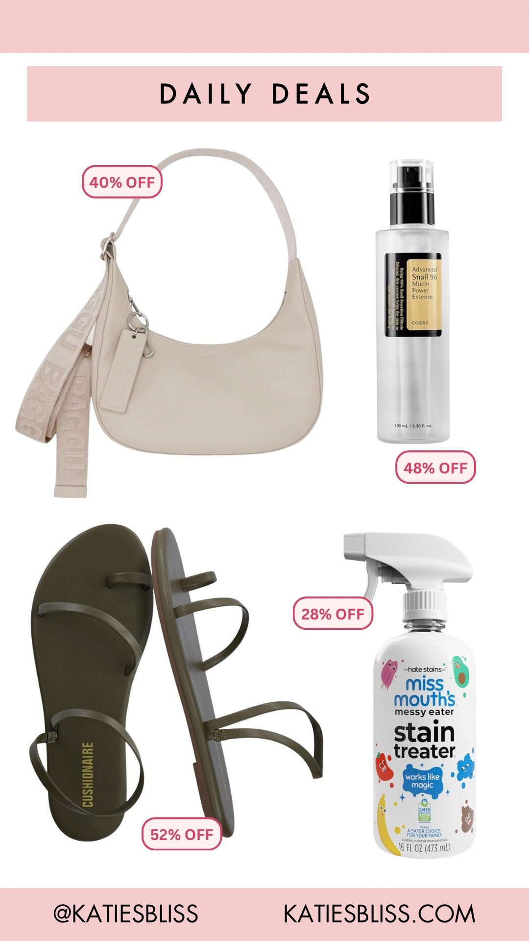 Daily deals ✨ Amazon big spring sale 

Sale. Deal. Markdown. Baggu. Skincare. Stain remover. Home. Sandals. Summer. 



#LTKSaleAlert