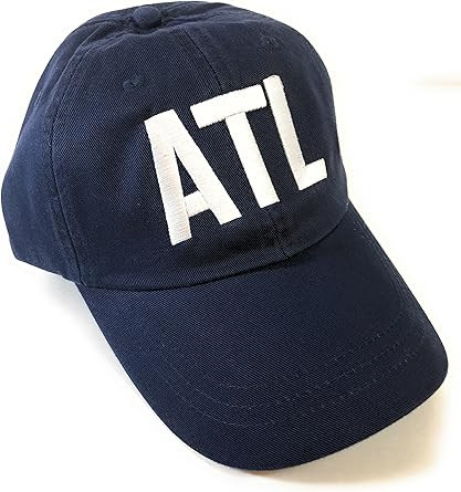 ATL Airport Code Baseball Hat - Navy Blue | Amazon (US)