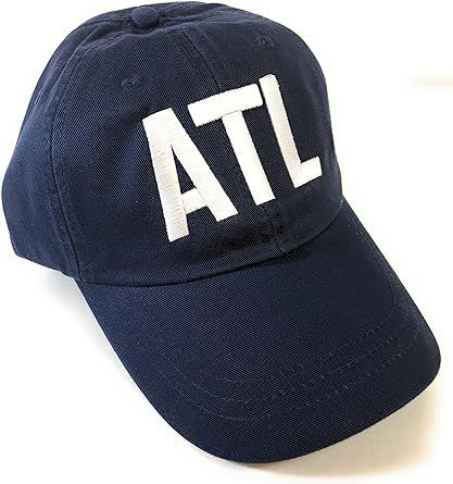 ATL Airport Code Baseball Hat - Navy Blue | Amazon (US)