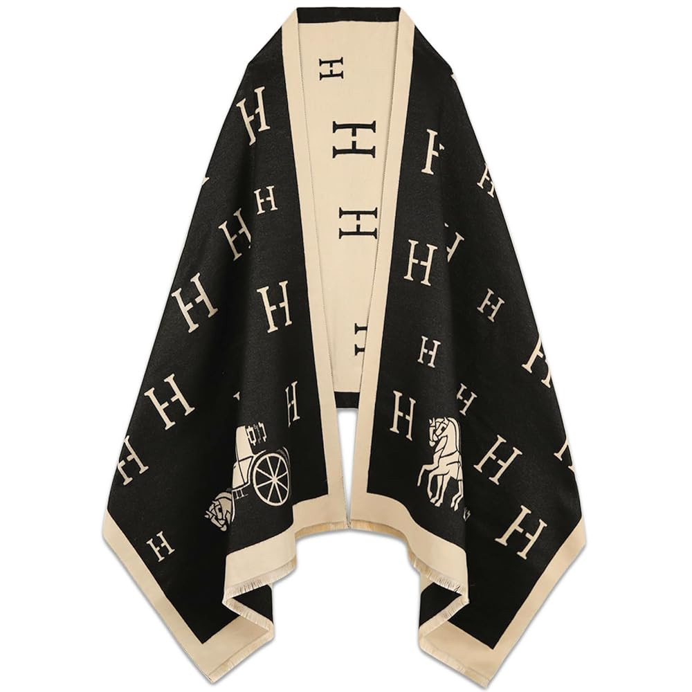 EXTREE Scarfs for Women Pashmina Silky Shawl Wrap for Evening Dressing Blanket Open Front Poncho ... | Amazon (US)