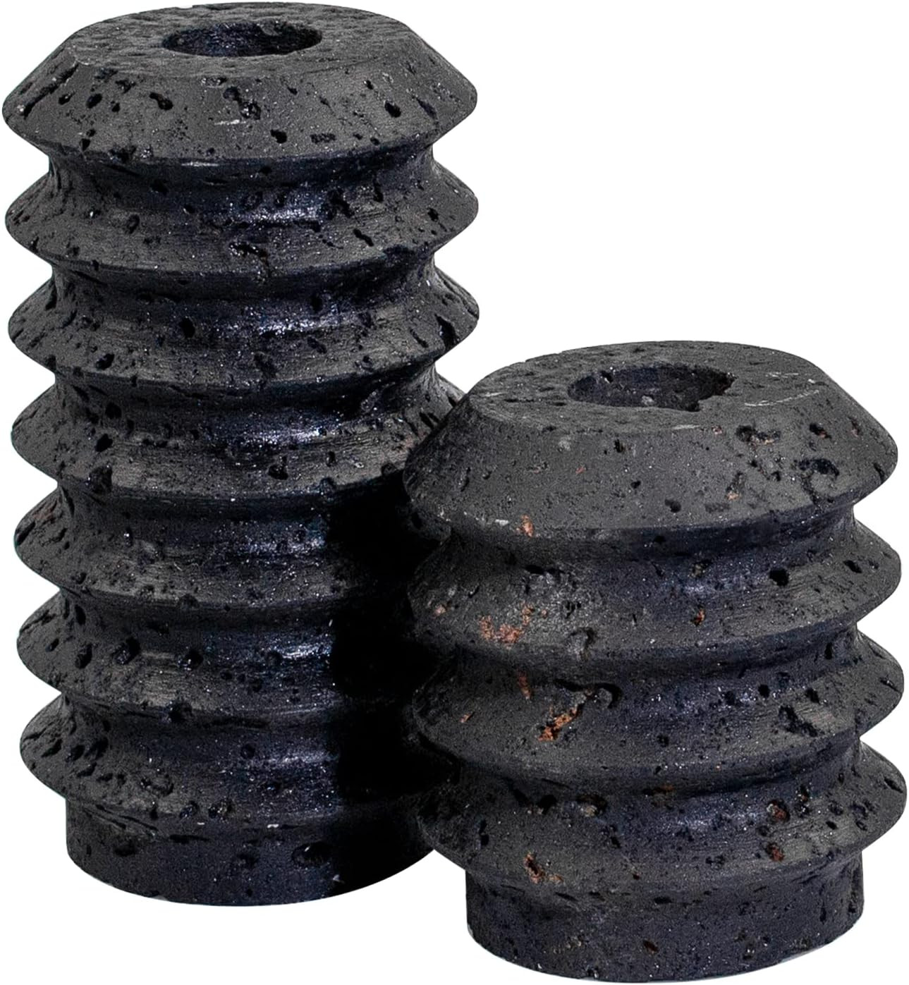 Premium Marble Candlestick Holder Set of 2-0.4" Thick Travertine Stone - Ideal for Wedding Dining... | Amazon (US)