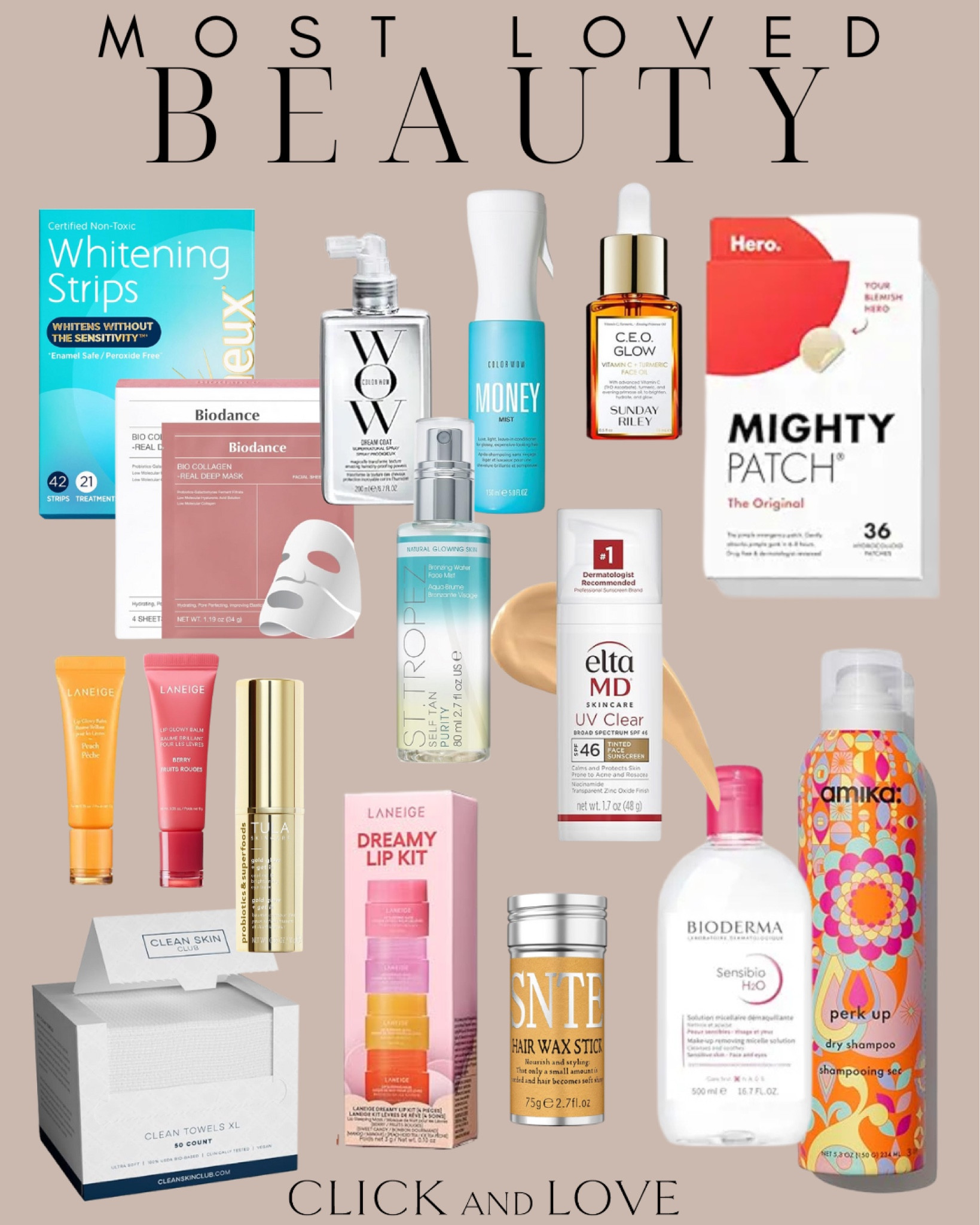 Most Loved Beauty products from Amazon! Looking to update or add to your skincare or beauty routine! So many great products made the list including my favorite everyday sunscreen and face tanner.

Amazon find, amazon beauty, beauty finds, beauty products, beauty essentials, skincare finds, haircare products, hair wax stick, sunscreen, sunday riley, vitamin c serum, serums, clean club towels, tinted sunscreen, acne patches, facial serum, cleansing balm, anti frizz hair protectant, face mask, skin mask, whitening strips, teeth whitening, lip gloss, self tanner, face tanner, tanning mist, cleanser

#LTKStyleTip #LTKBeauty