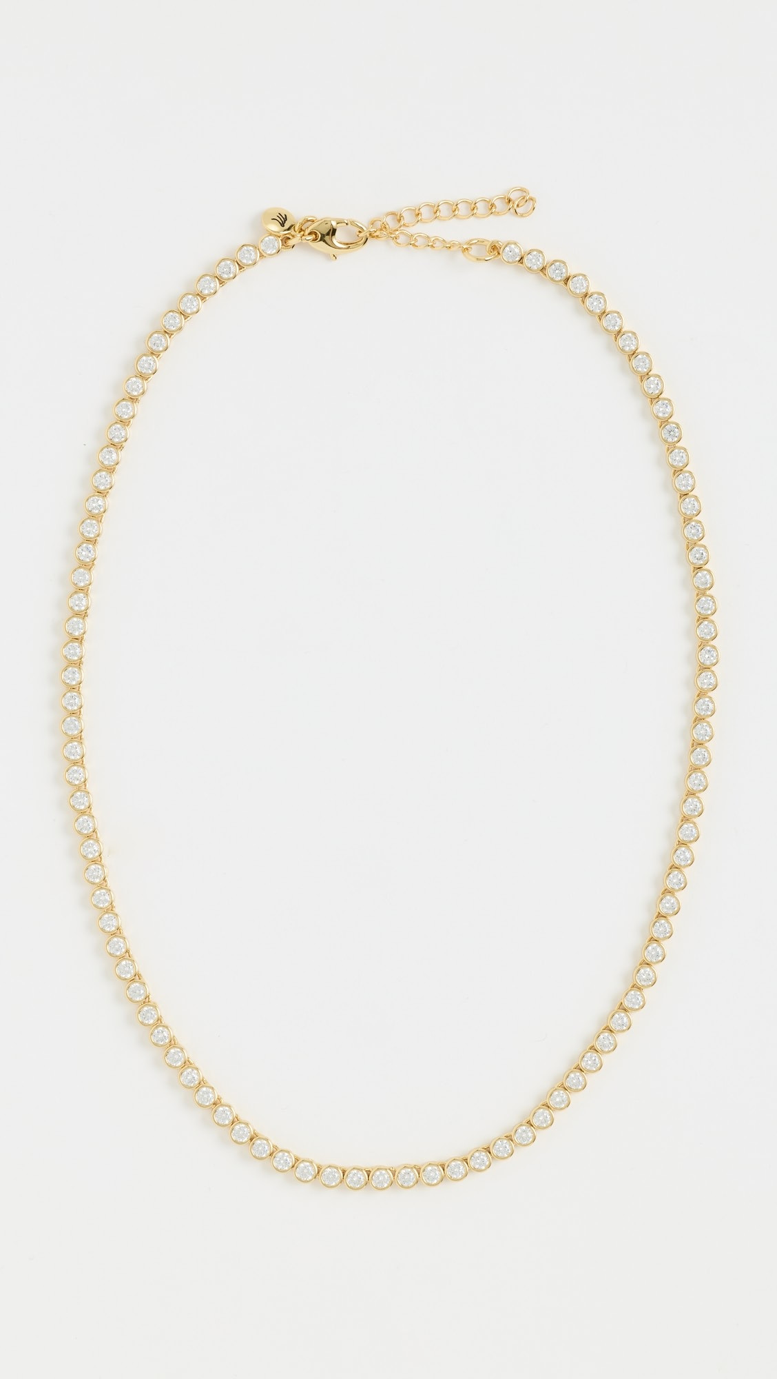 The Tennis Collection Bezel Set Crystal Necklace | Shopbop
