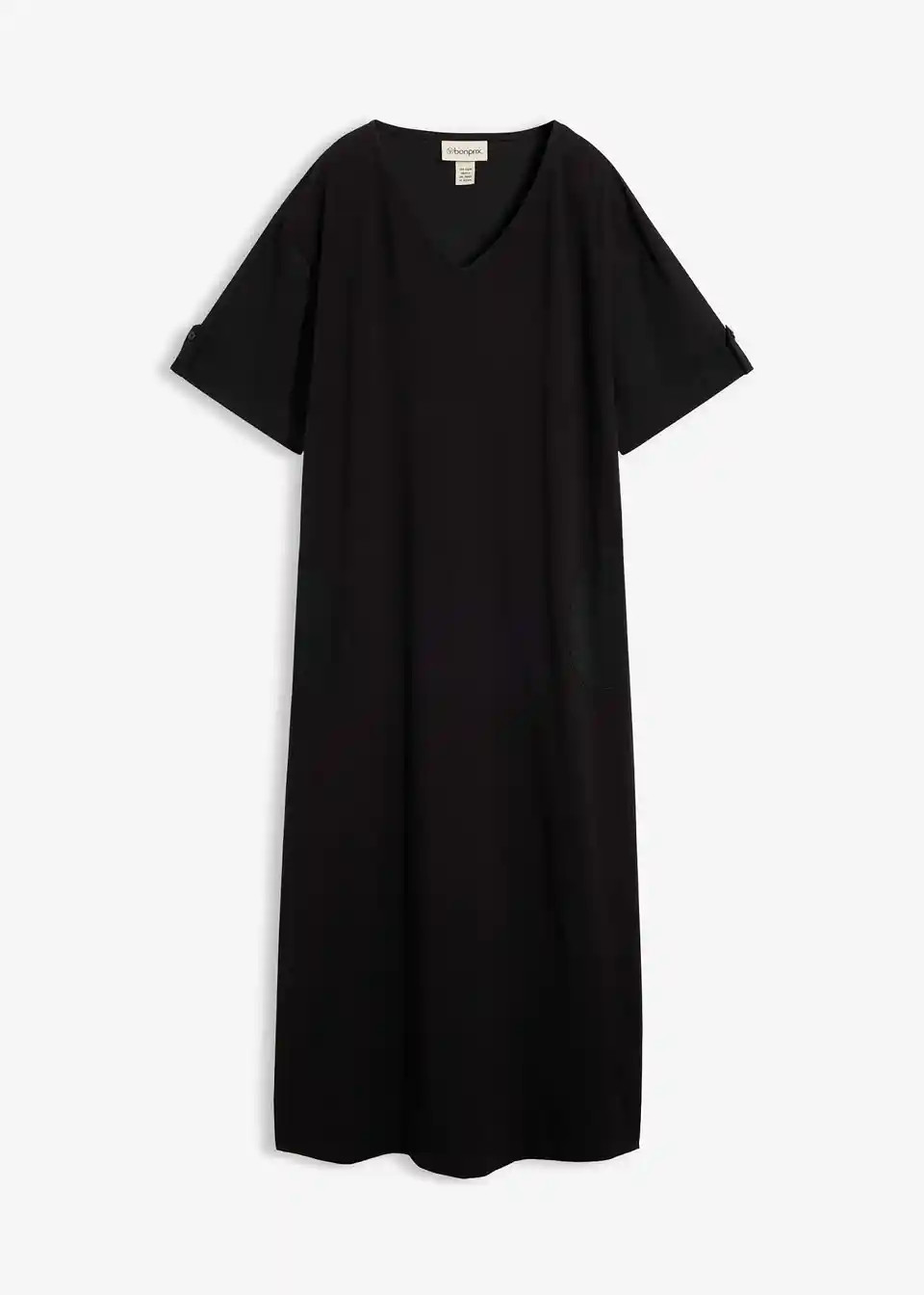 Hemdblusenkleid aus elastischem Baumwoll-Mix | Bonprix DE