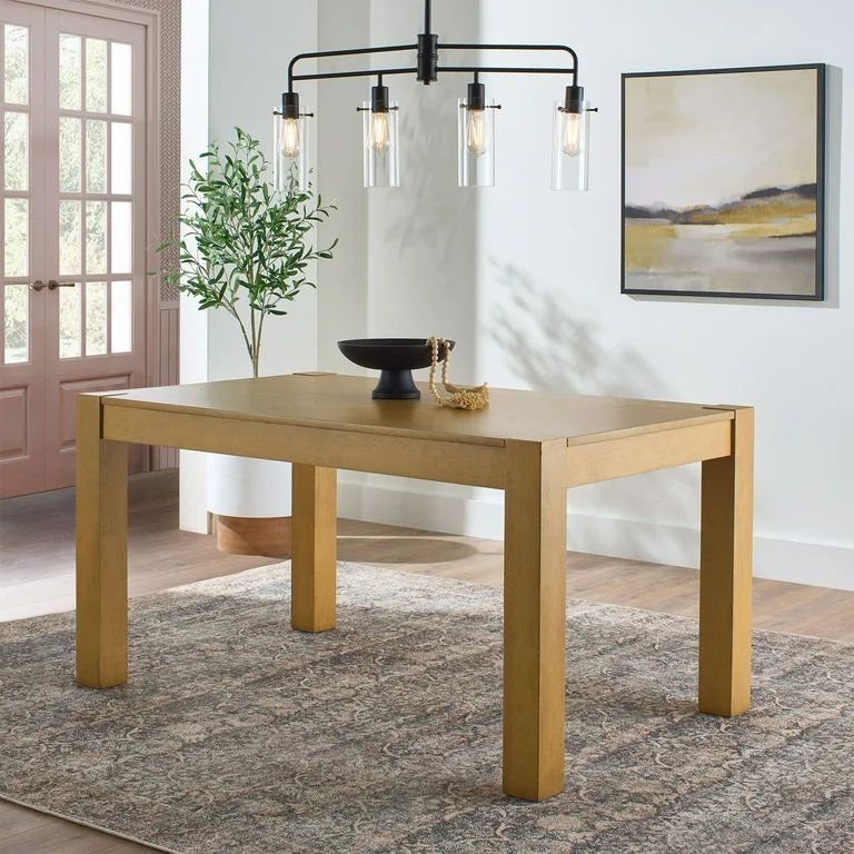 Better Homes & Gardens Bryant Solid Wood Dining Table, Natural Pine | Walmart (US)