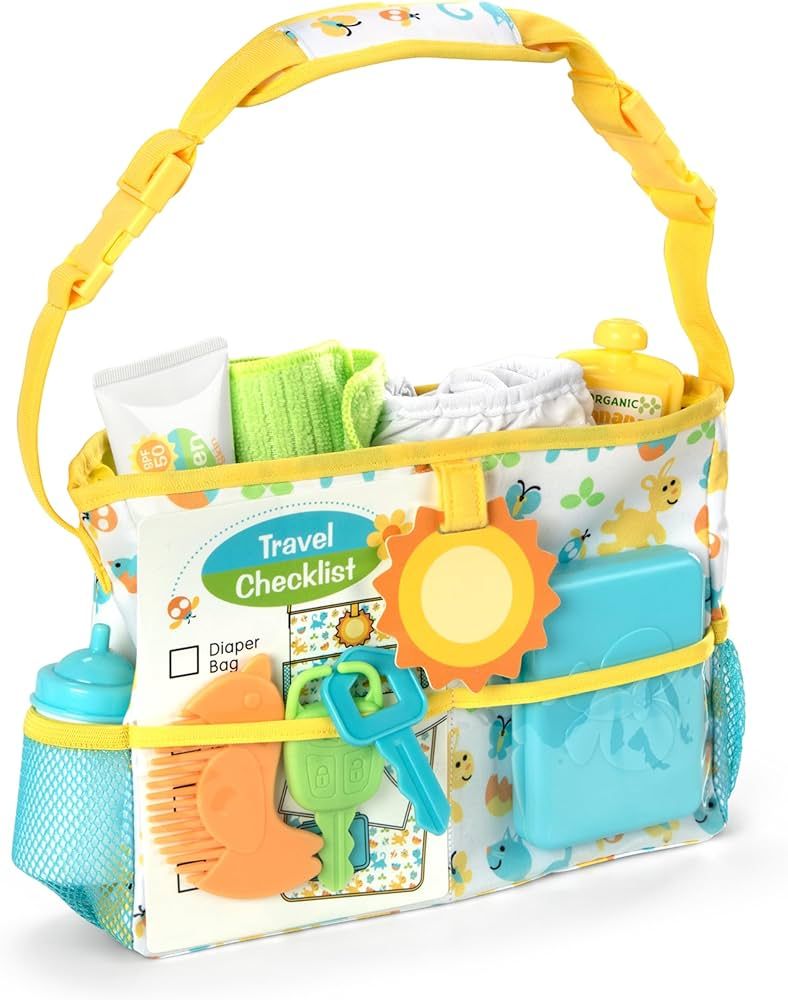 Melissa & Doug Mine to Love Travel Time Play Set for Dolls with Diaper Bag, Bottle, Sunscreen, Mo... | Amazon (US)