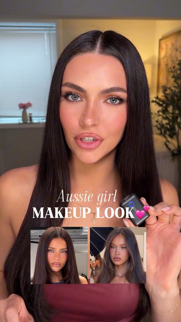 Aussie girl makeup look the full tutorial💕
Everything I used is linked in my ShopMy & LTK🤍

@westmanatelier 
Bronzing drops 
Contour 

@givenchybeauty 
Prisme libre glow foundation 

@charlottetilbury 
Concealer 
Pinkgasm blush 

@pseudolabs 
Faux freckles 

@hudabeauty 
Loose setting powder

@saiebeauty 
Bronzer

@kosas 
Brown eyeliner

@patricktabeauty 
Blush duo 

@pradabeauty 
Brown eyeliner 

@embossbeauty 
Individual lashes 

@elfcosmetics 
Lip liner shade mauve aside

@maccosmetics 
Dazzle lips crayon shade spaced out 

#makeuplook #makeuptutorial #aussiegirl