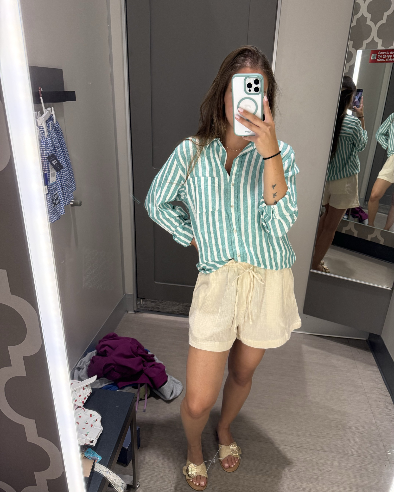 Target summer haul 😌 long sleeve linen shirts and linen shorts 

#LTKShoeCrush #LTKPetite #LTKFindsUnder50