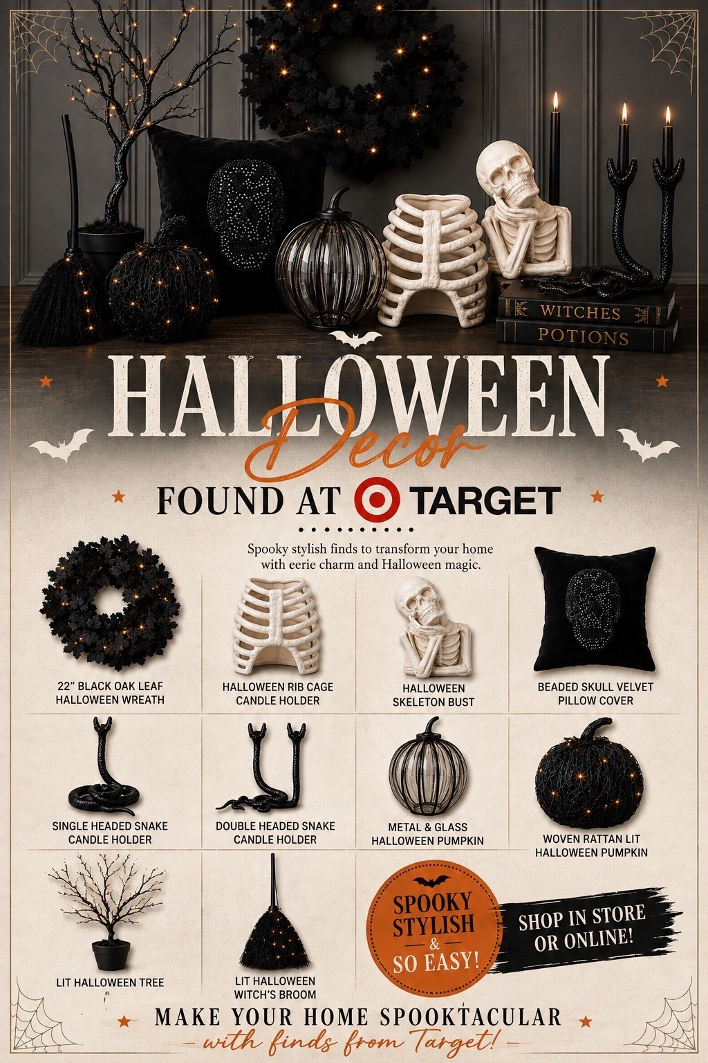 New Halloween decor found at Target 🖤

#LTKSeasonal #LTKHome