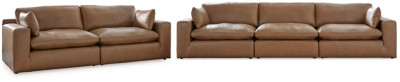 Emilia Leather Modular Sofa and Loveseat | Ashley Homestore