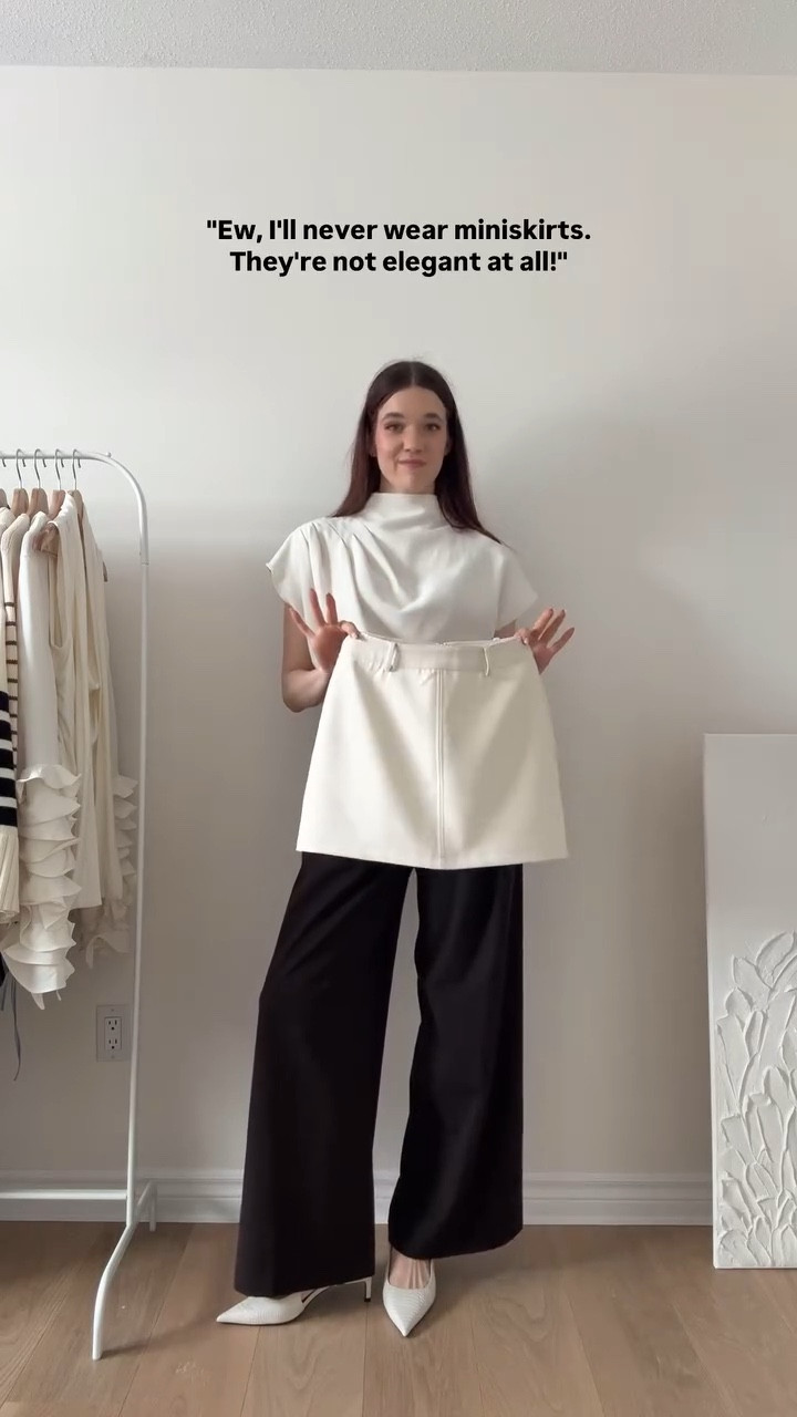 it's miniskirt & boots season 😌 outfit details below, as always:

Look 1 - @hm blouse, @dynamiteclothing asymmetrical skort, @stevemadden boots, @frejanyc purse

Look 2 - @sourceunknown_official blouse, @commense.official skirt, @lintervalle boots, @petalandpup clutch, @vieajewelry cuffs

Look 3 - @dynamiteclothing cinched blazer & skort, @commense.official scarf top, @lintervalle boots, @aupenofficial purse

Look 4 - @asos sweater, @commense.official skirt, @stevemaddencanada boots, @polene_paris purse

Look 5 - @hm poncho, @dynamiteclothing skirt, @zara heels, @leparmentierparis purse, @astridandmiyu jewelry

#ootd #dailyoutfitinspo #wearthisnext #pinterestinspired #outfitinspiration #miniskirtoutfit #outfitideas #fashion #pinterestspringoutfit #springfashion #pinterestgirl #springoutfits #styleinspo #outfitoftoday #chicstyle #elegantfashion