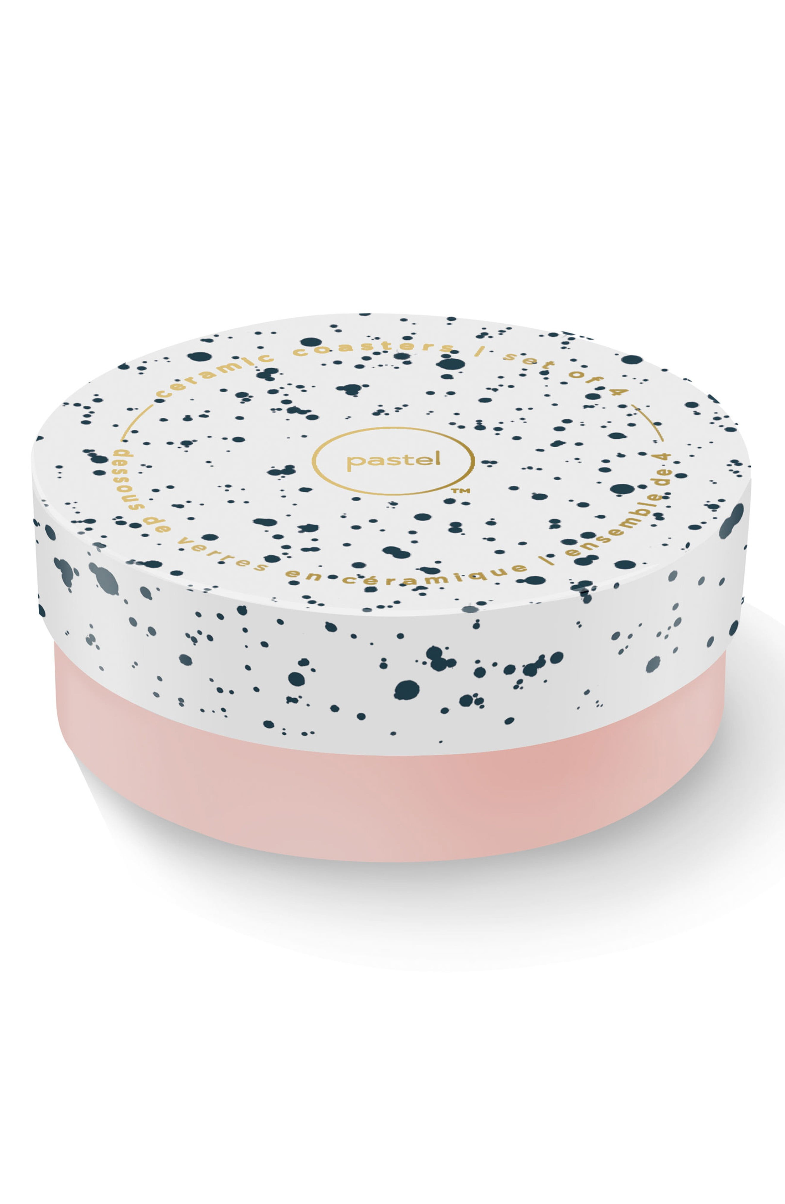 Painted Pastel Set of 4 Ceramic Coasters | Nordstrom