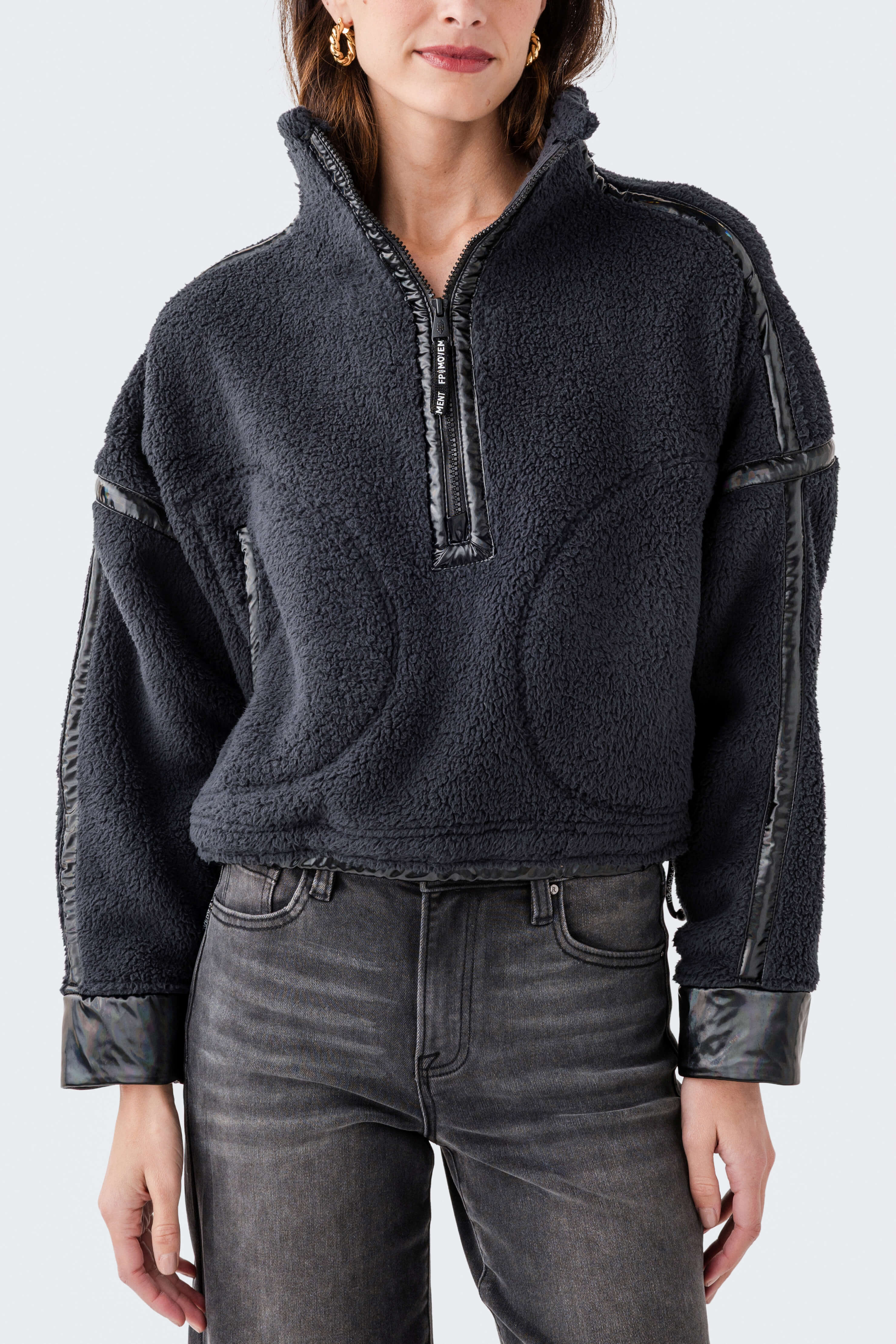 FP Movement Mountain High Shine 1/2 Zip | Social Threads