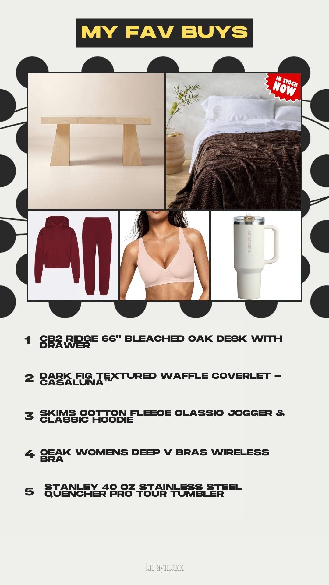 TARJAYMAXX WRAPPED 2025 MY FAVORITE PURCHASES

#LTKdayinmylife #LTKHoliday #LTKGiftGuide