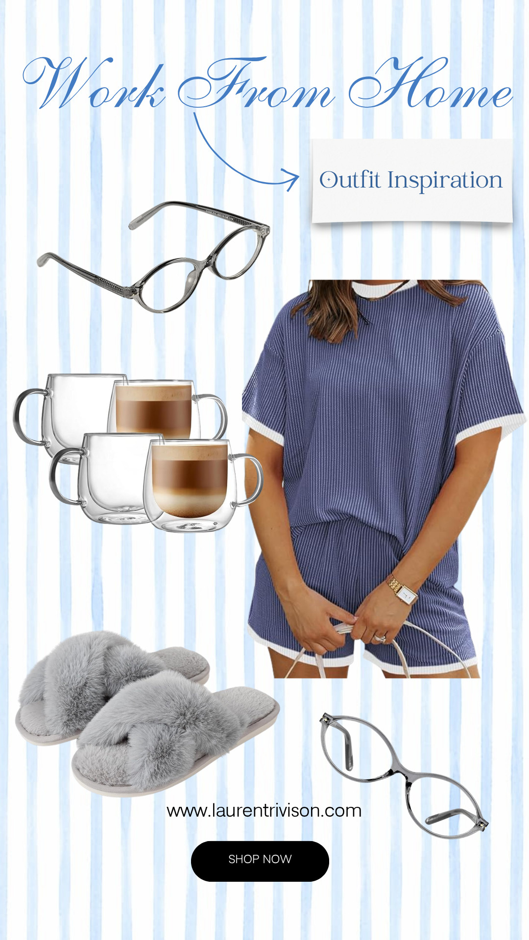 A lovely work from home outfit or a sunday reset fit! Got to have the protective trendy blue light glasses to match. ⛅ 

 #LTKWorkwear