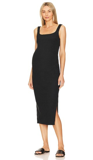 Spacedye Icon Midi Maternity Dress in Darkest Night | Revolve Clothing (Global)