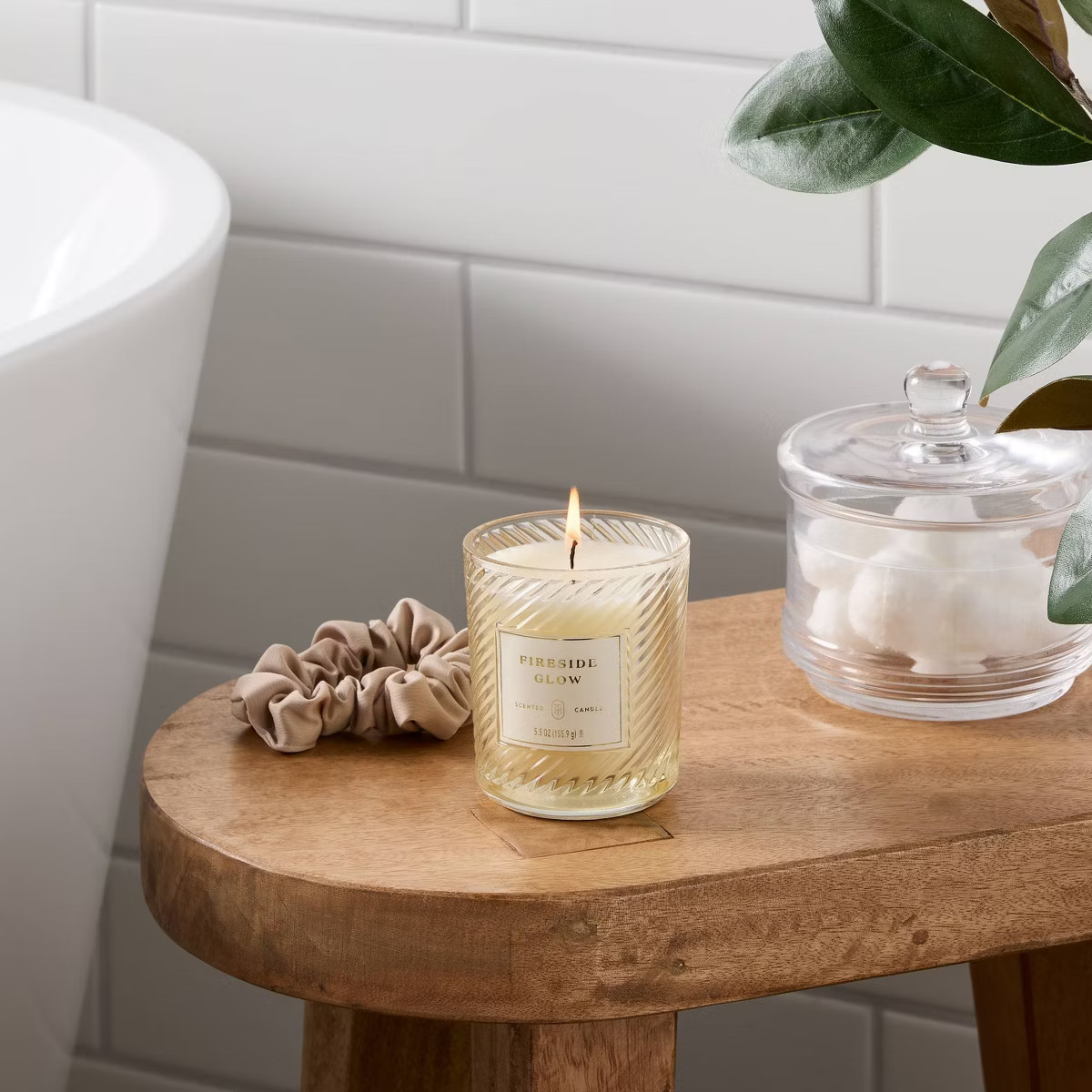 Swirled Glass Jar Candle - Threshold™ | Target