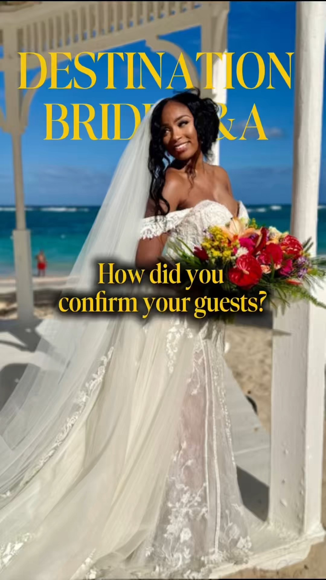 Destination Bride Q&A Episode 21 ✅ How we confirmed our guest list without chasing people down 😭
We sent a Google Form with the full details (date range, destination, resort, price range + actual wedding date) so people could make an informed decision. Then we worked with a travel agent for the room block and once that 90-day payment deadline hit, the guest list confirmed itself. 

#LTKHome #LTKWedding #LTKootd